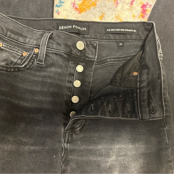 Aritzia Denim Forum The Arlo High Rise Straight 28L - Picture 4 of 9